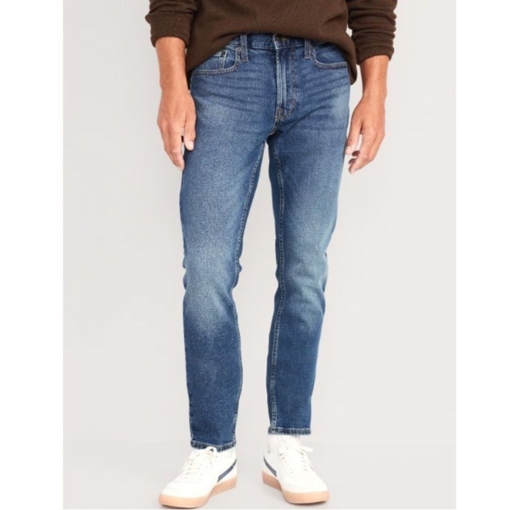 Old Navy Men Skinny Ajuste Jeans Size 29x30 Medium Wash Blue
